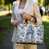 Catholight Sacred Serenity Virgin Mary Lady Leather Bag