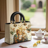 Catholight Holy Family Sacred Lady Leather Bag