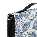 Catholight Sacred Elegance: Blue and White Devotion Bible Cover