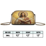 Catholight Jesus the Savior Eternal Light Leather Crossbody Bag