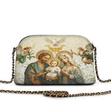 Catholight Holy Family Sacred Leather Crossbody Bag