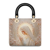 Catholight Rose Halo Devotion Lady Leather Bag