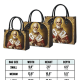 Catholight  Saint Nicholas The Patron of Generosity Leather Bag