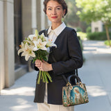 Catholight Lady Of Lourdes Lady Leather Bag