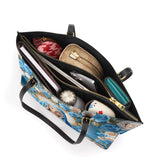 Catholight Heavenly Grace  Leather Tote Bag