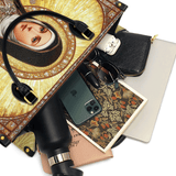 Catholight  The Little Flower of Grace Leather Bag