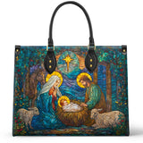Catholight Holy Nativity Leather Bag
