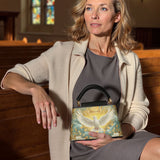 Catholight Grace of the Holy Spirit Personalized Leather Satchel Bag