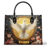 Catholight Dove of Eternal Light Personalized Leather Bag