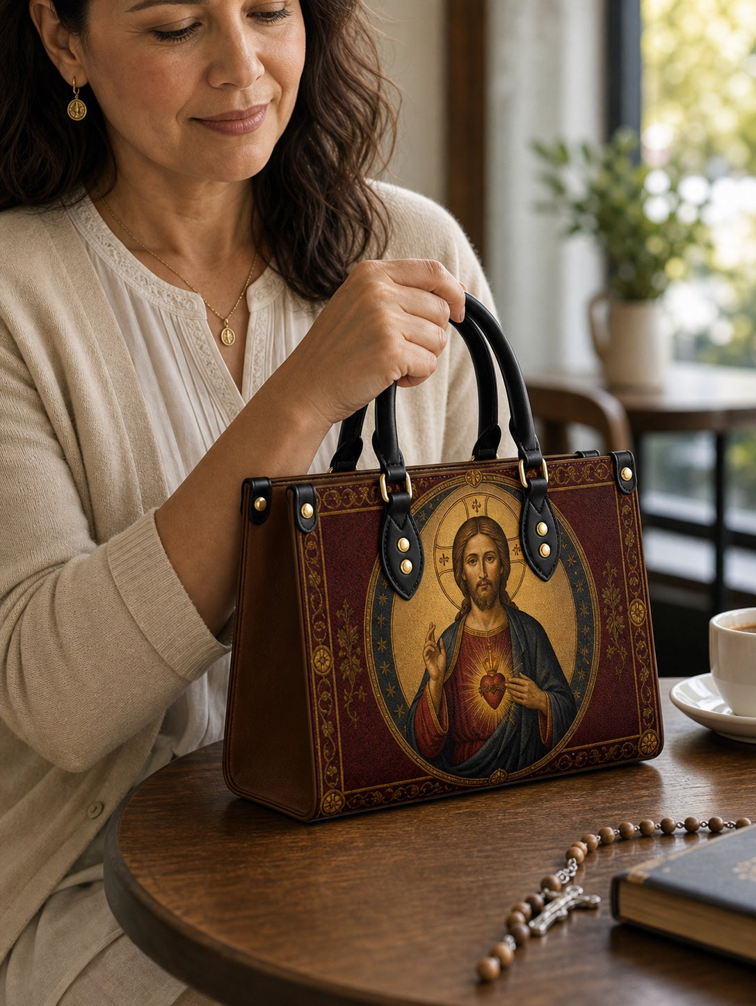 04 Lifestyle Close Up - catholight-orthodox-byzantine-sacred-heart - Lifestyle Close Up