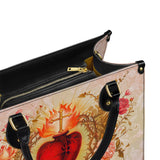 Catholight  Sacred Heart of Grace Leather Bag