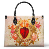 Catholight  Sacred Heart of Grace Leather Bag