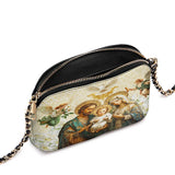 Catholight Holy Family Sacred Leather Crossbody Bag