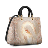 Catholight Rose Halo Devotion Lady Leather Bag