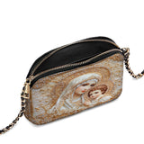 Catholight Heavenly Grace In Radiant Splendor Leather Crossbody Bag