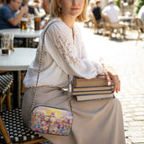 Catholight Floral Resurrection Leather Crossbody Bag