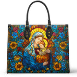 Catholight Blessed Embrace Leather Bag