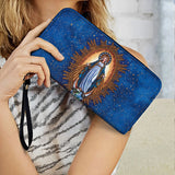 Catholight  The Immaculate Triumph Leather Wallet Purse
