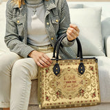 Catholight  Psalm of Peace Leather Bag