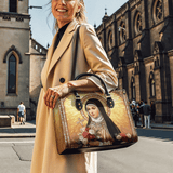 Catholight  The Little Flower of Grace Leather Bag