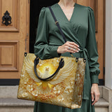 Catholight  Wings of Serenity Leather Bag