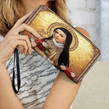 Catholight  The Little Flower of Grace - Leather Wallet Purse