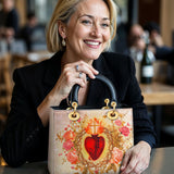 Catholight Sacred Heart of Grace Lady Leather Bag