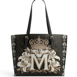 Catholight The Divine Monogram Leather Tote Bag