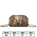 Catholight Christ and Mary Magdalene Leather Crossbody Bag