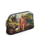 Catholight Saint John The Baptist Shepherd Leather Crossbody Bag