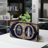 Catholight Holy Mother Devotional Leather Wallet Purse