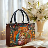 Catholight Holy Family Eternal Light Leather Bag