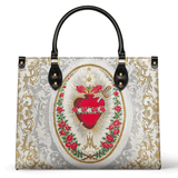 Catholight  Immaculate Heart of Mary Elegance Leather Bag