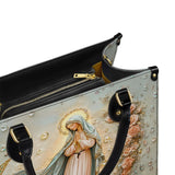 Catholight  The Crescent of Serenity Leather Bag