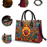 Catholight Eternal Flame Of Love Leather Bag