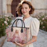 Catholight In Mary’s Loving Arms Leather Bag