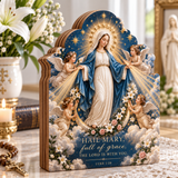Catholight Wooden Faith Block - Hail Mary Full of Grace