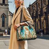Catholight  Lady Of Lourdes Leather Bag