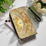 Catholight  Wings of Serenity Leather Wallet Purse