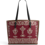 Catholight Liturgical Elegance Leather Tote Bag